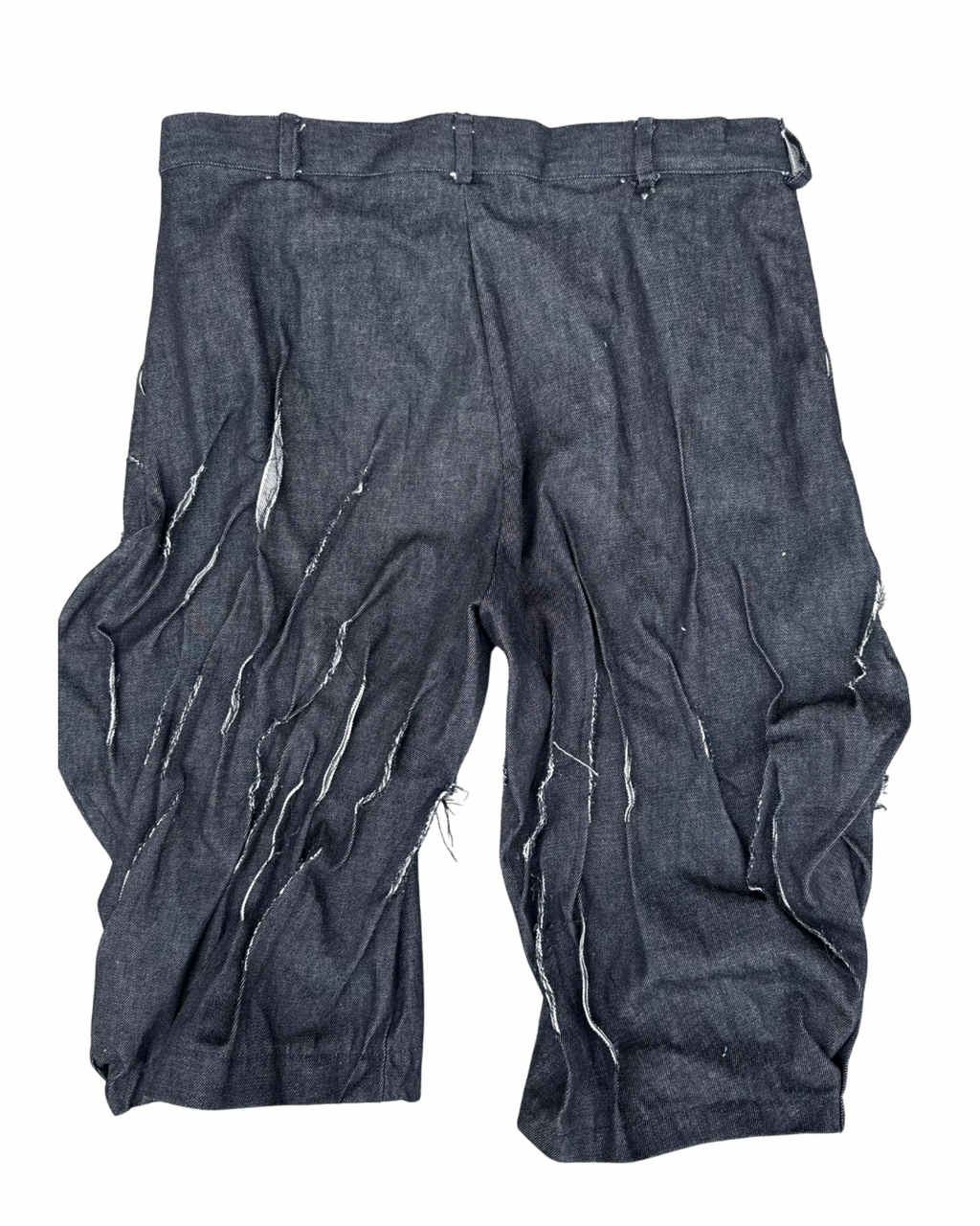 PREORDER Unisex Avant Garde Crease Jorts (Distressed)