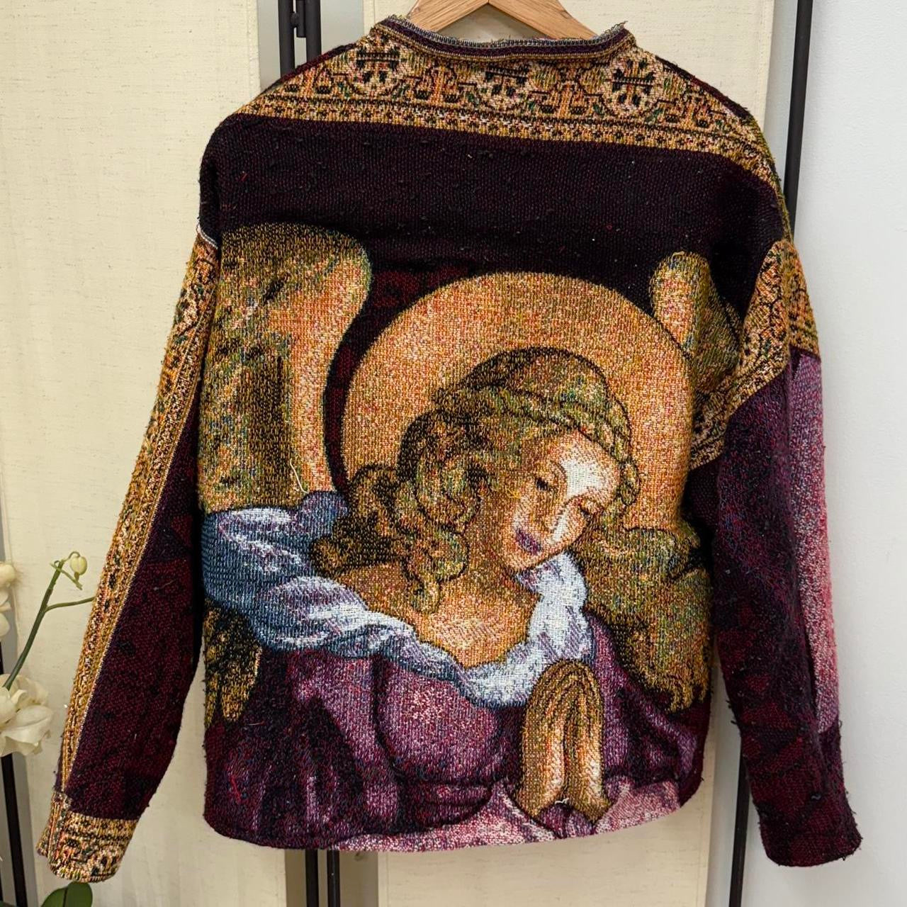 Angel Tapestry Sweater