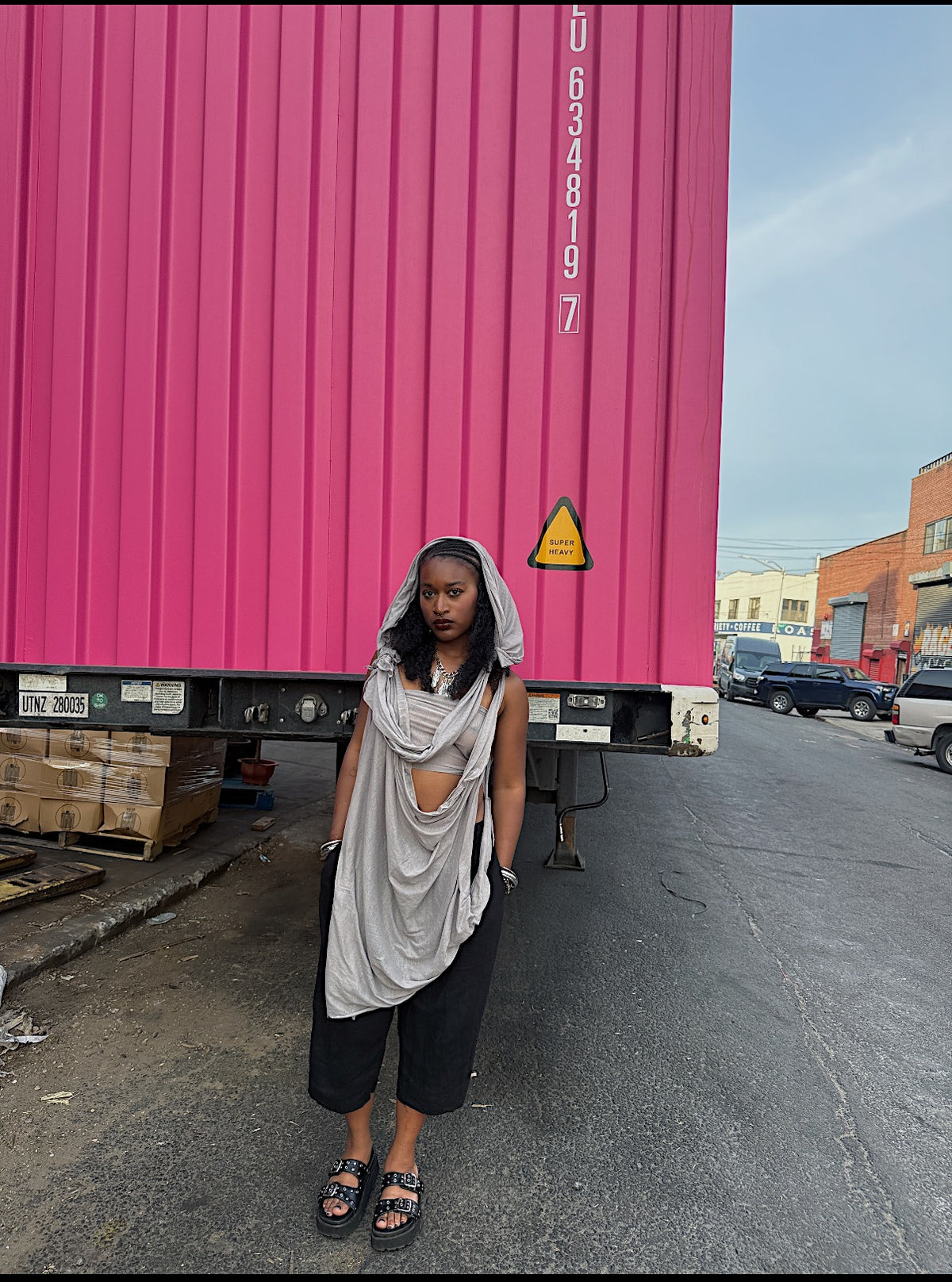Handmade Draped Tank Dress