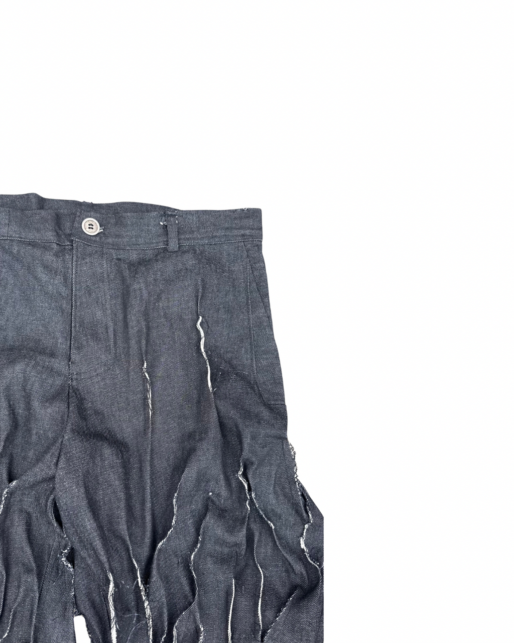 PREORDER Unisex Avant Garde Crease Jorts (Distressed)