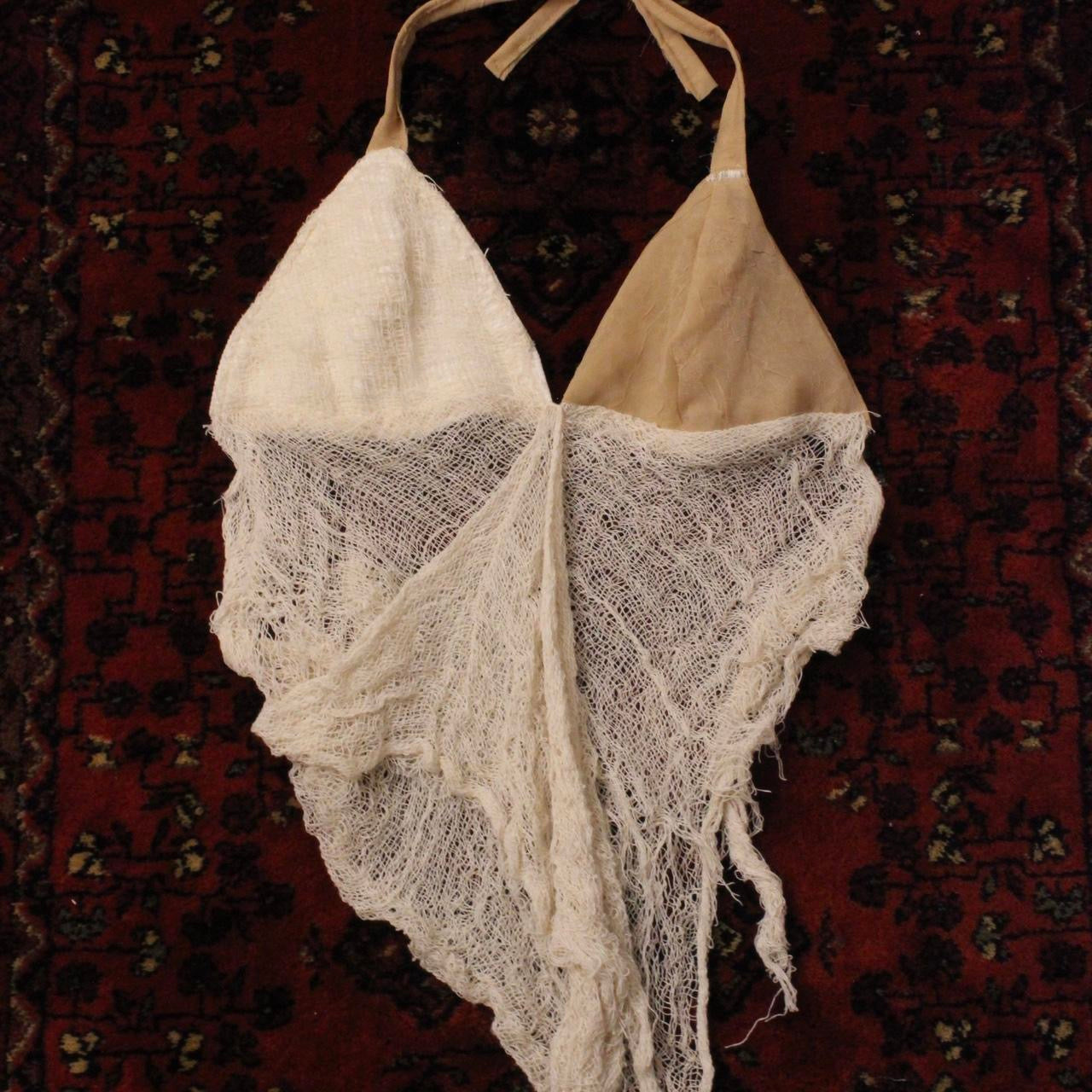 Khati Mesh Halter Top & Shawl